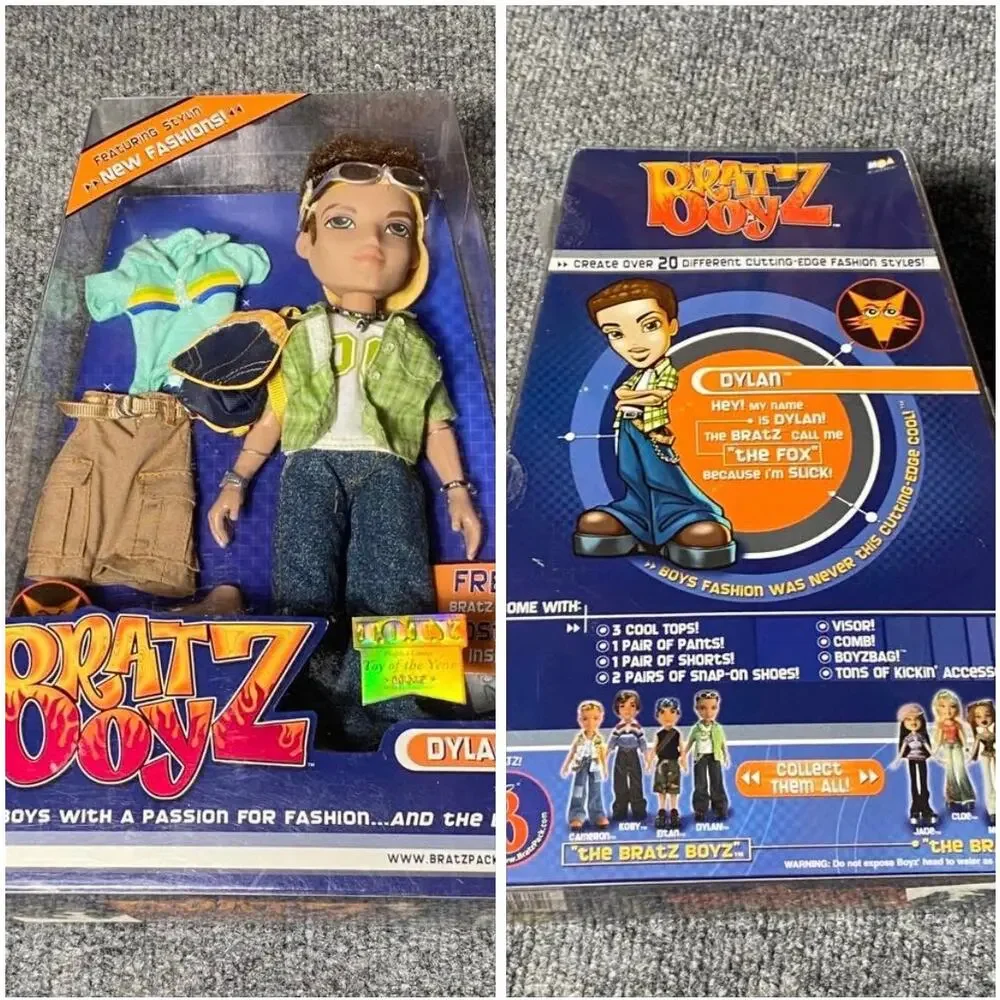 Lot of 4 2003/ 2021 Bratz Boyz Nu Cool The Boys with a Passion for Fashion